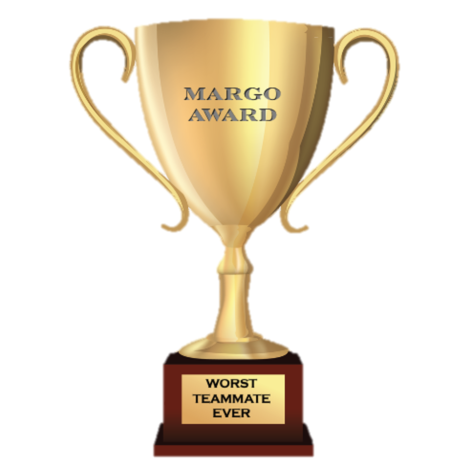 Funny Office Awards - Don't Earn the “Margo” for Being the Worst Teammate  Ever - Great Results Teambuilding